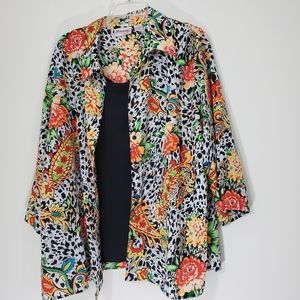 Joanna Plus Floral Blouse, Size 3X